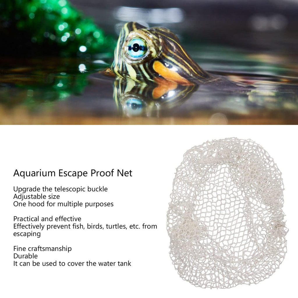 Aquarium Escape Proof Net Clear Mesh Netting Cover T559064