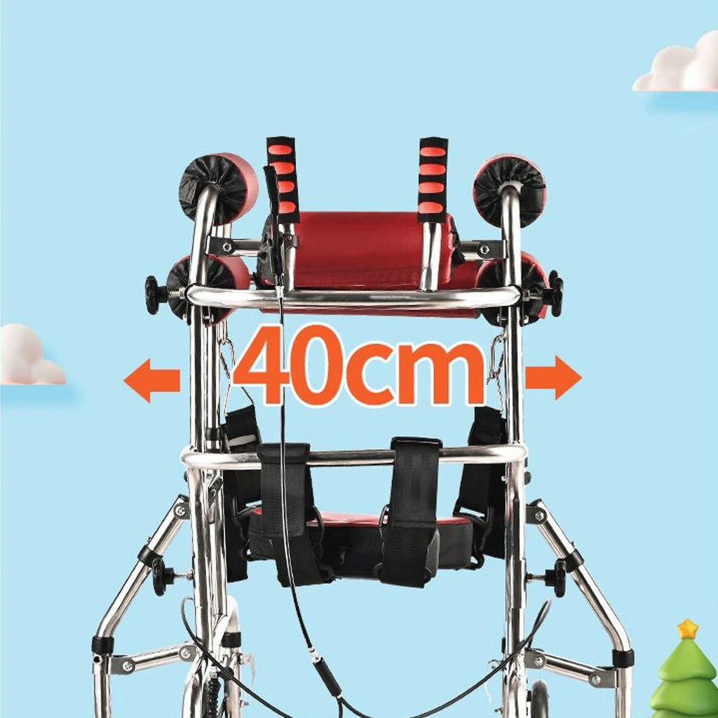 Height Adjustable Kids Upright Walker with Seat R812580