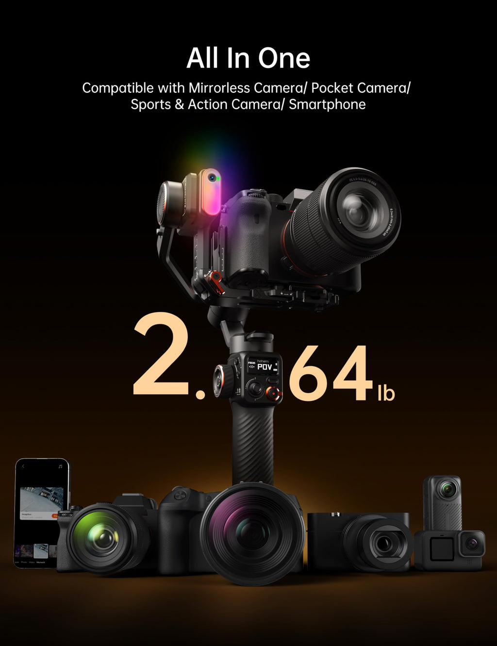3-Axis Camera Gimbal Stabilizer L157701