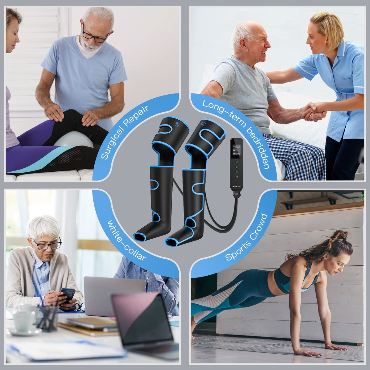 Leg Massager with Heat and Compression T2803