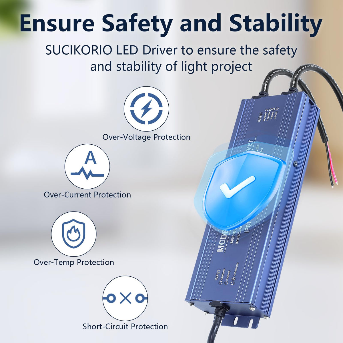 Waterproof IP67 12V 200W Ultra Slim LED Driver Transformer B61079