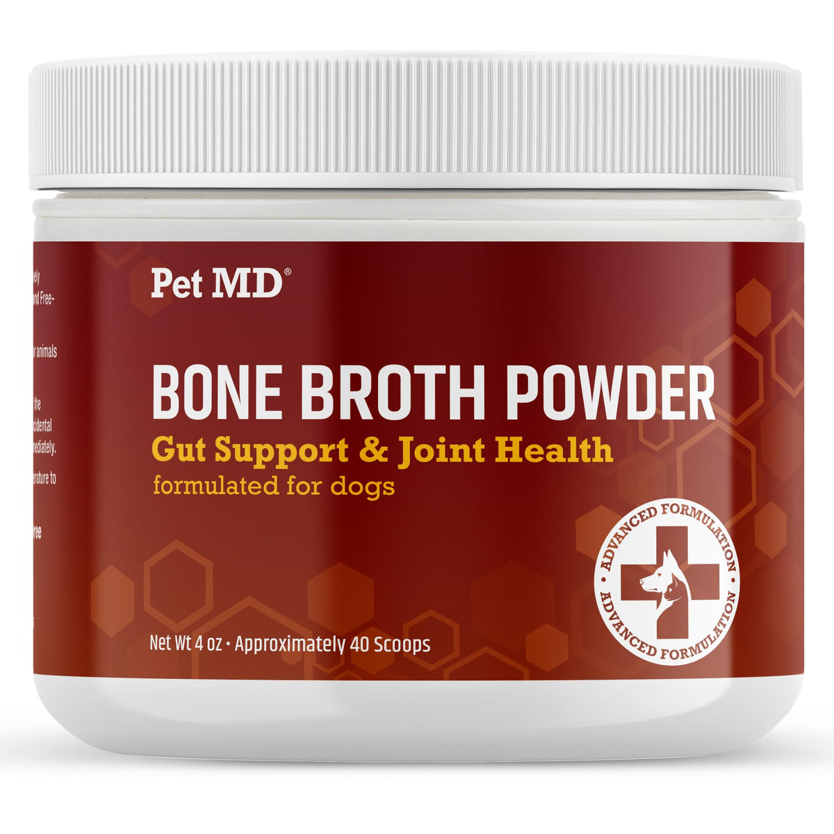 Bone Broth Powder Supplement & Peanut Butter Flavor Pill Paste R79503