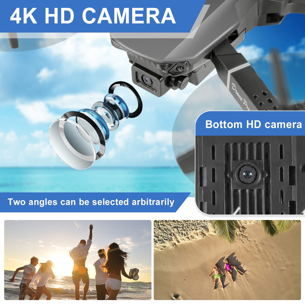 Foldable RC Quadcopter with 4K Dual Cameras C875