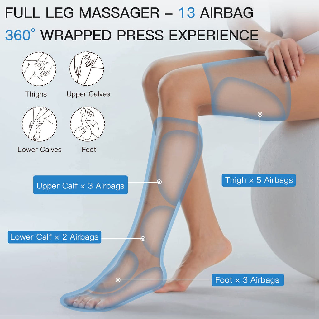 Leg Massager with Heat and Compression T2803