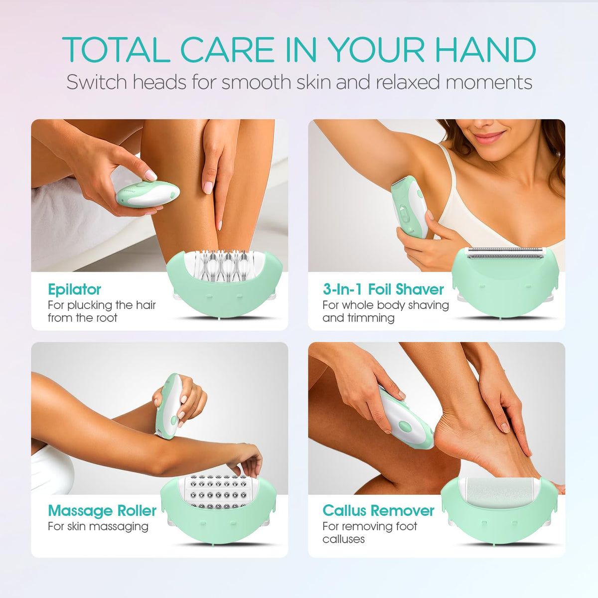 Cordless Epilator Hair Removal A34622