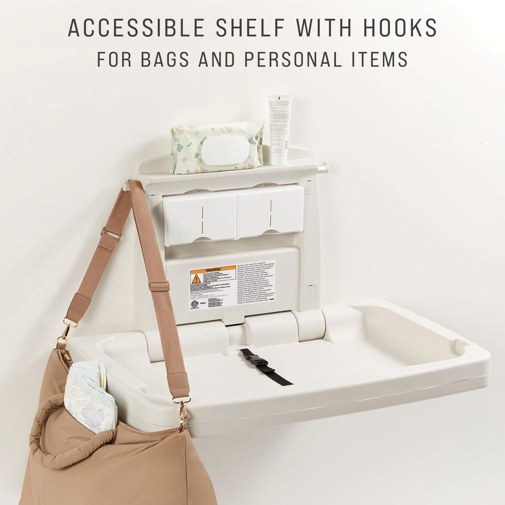 Wall-Mounted Fold-Down Baby Changing Station I280