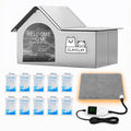 Heated Waterproof Insulated Outdoor Cat House O12081