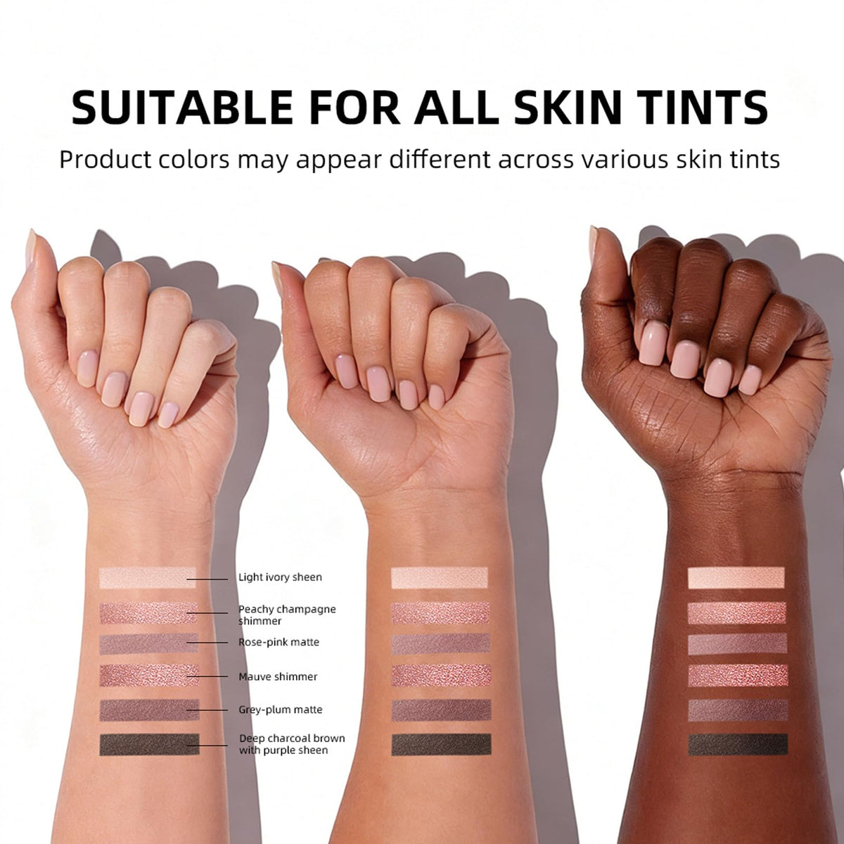 Mini 6 Color Matte & Shimmer Eyeshadow Palette H2917