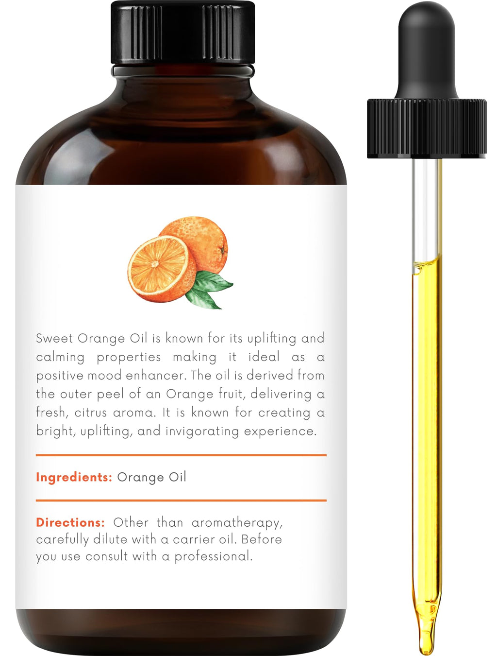 Sweet Orange Eucalyptus and Lavender Essential Oil 4 Fl. Oz A567
