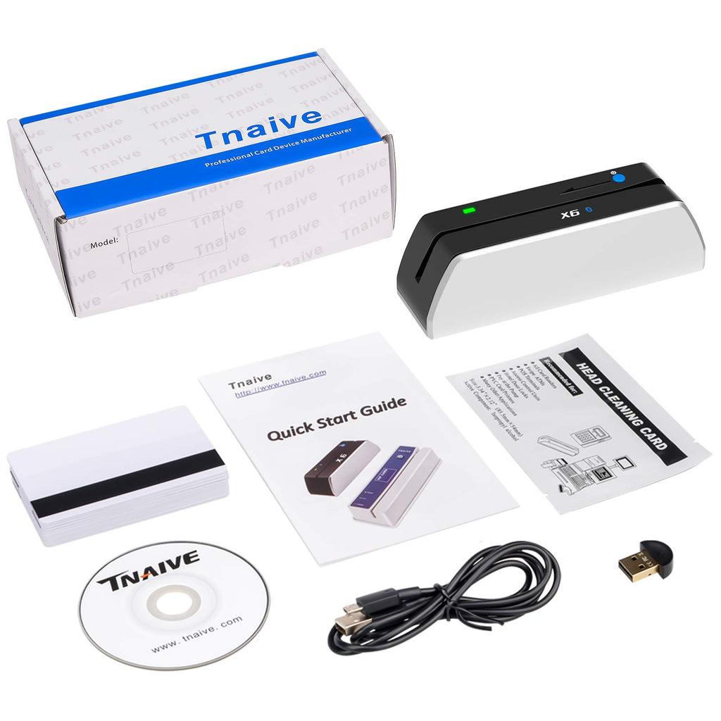 Bluetooth Magnetic Card Reader Writer USB 3 Tracks P37508