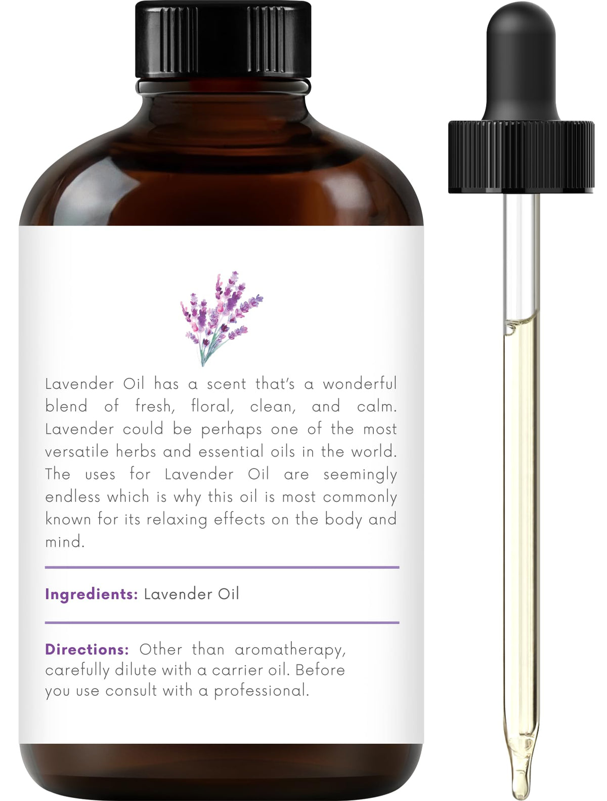 Sweet Orange Eucalyptus and Lavender Essential Oil 4 Fl. Oz A567