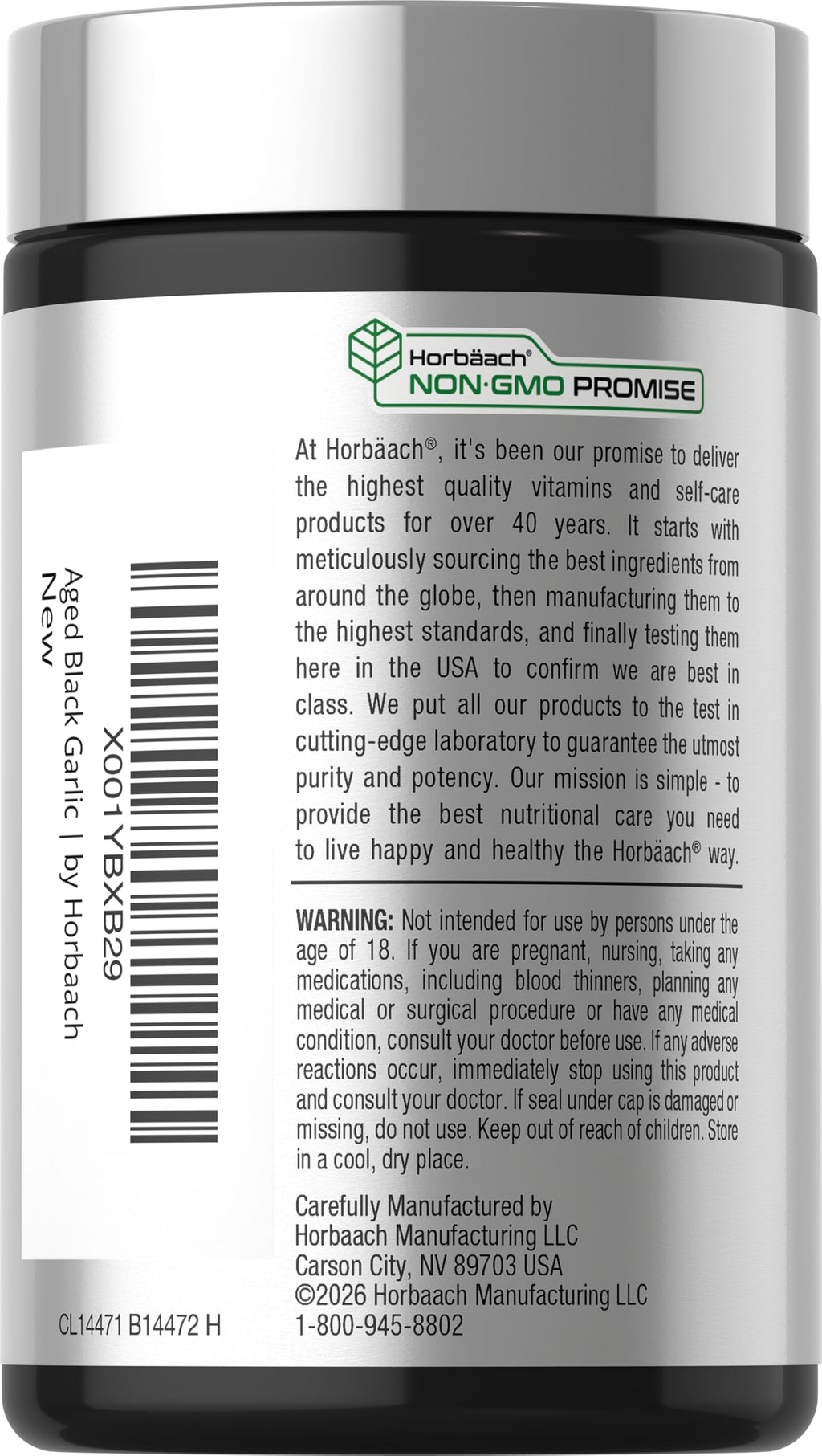 Aged Garlic Extract Capsules 60 Count C17572