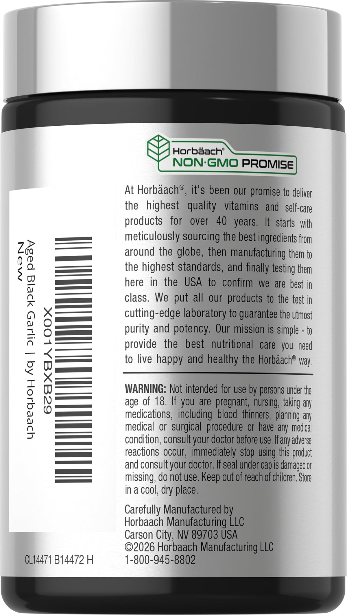 Aged Garlic Extract Capsules 60 Count C17572