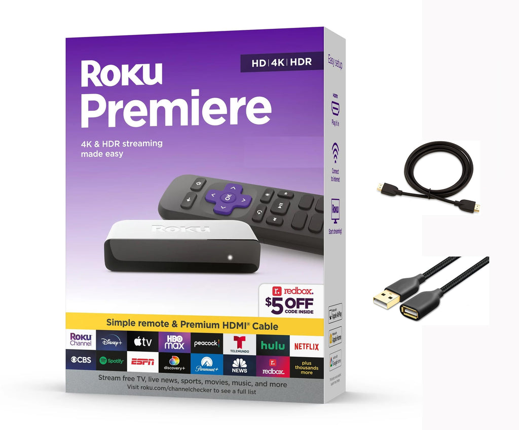 4K HDR Streaming Media Player with HDMI Cable and Remote S10518