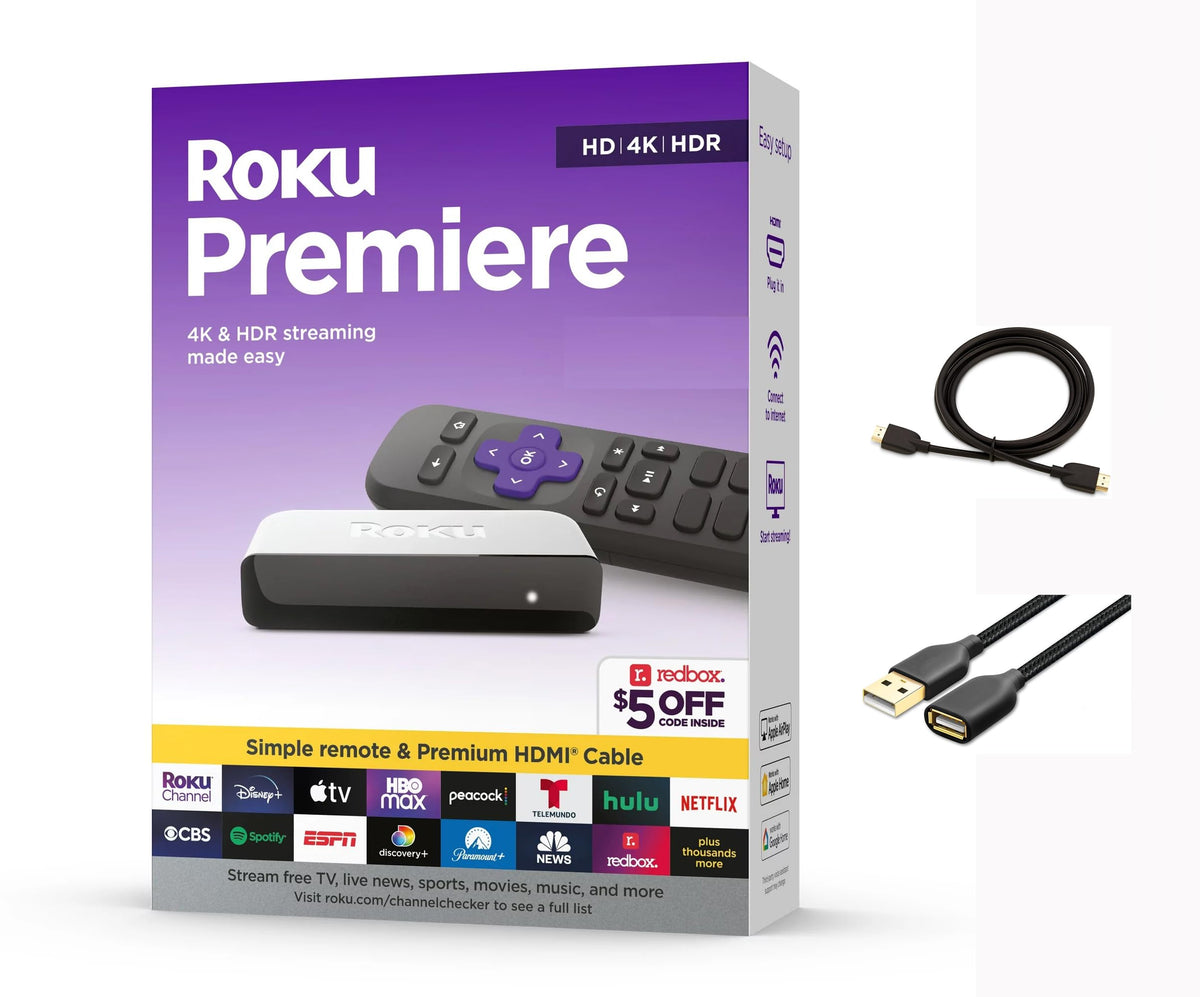 4K HDR Streaming Media Player with HDMI Cable and Remote S10518