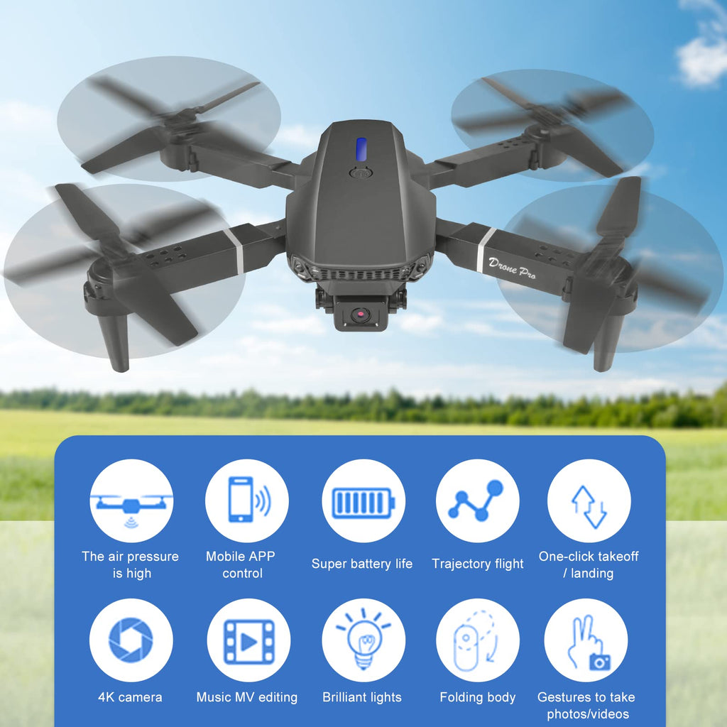 Foldable RC Quadcopter with 4K Dual Cameras C875