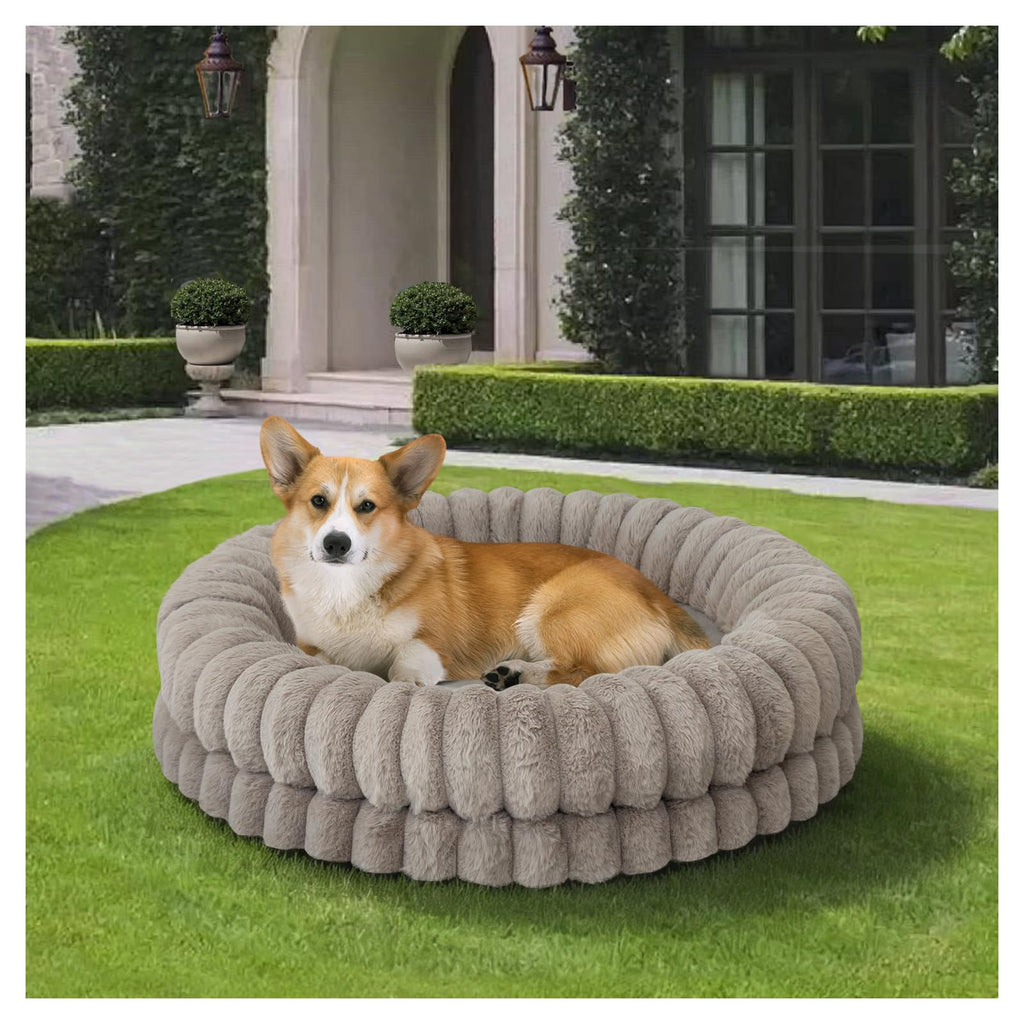 30 Inches Round Washable Dog Bed J3705
