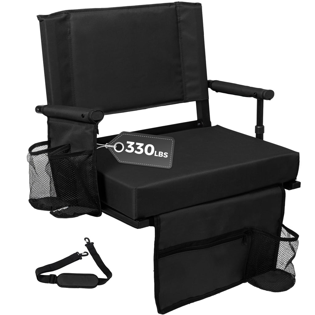 Bleacher Chair with Back & Cushion A234582
