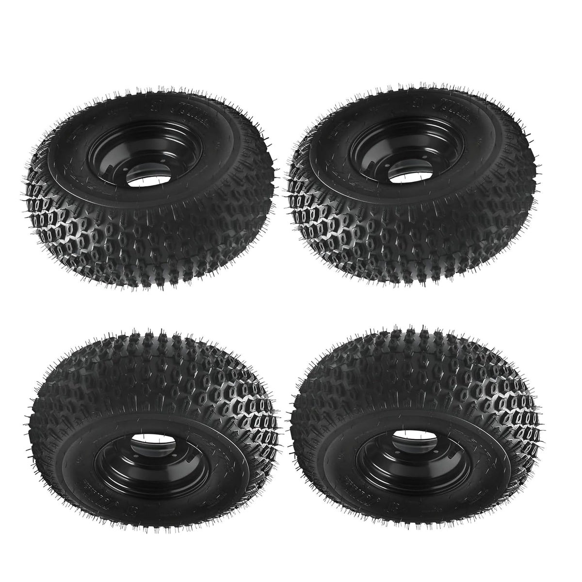 4 Pack 19x7-8 Off-Road Tire & Wheel Combo Tubeless 4-Ply Y935