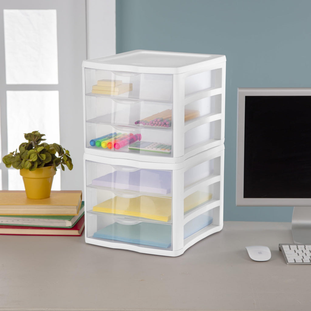 3 Drawer Clear Storage Organizer P358