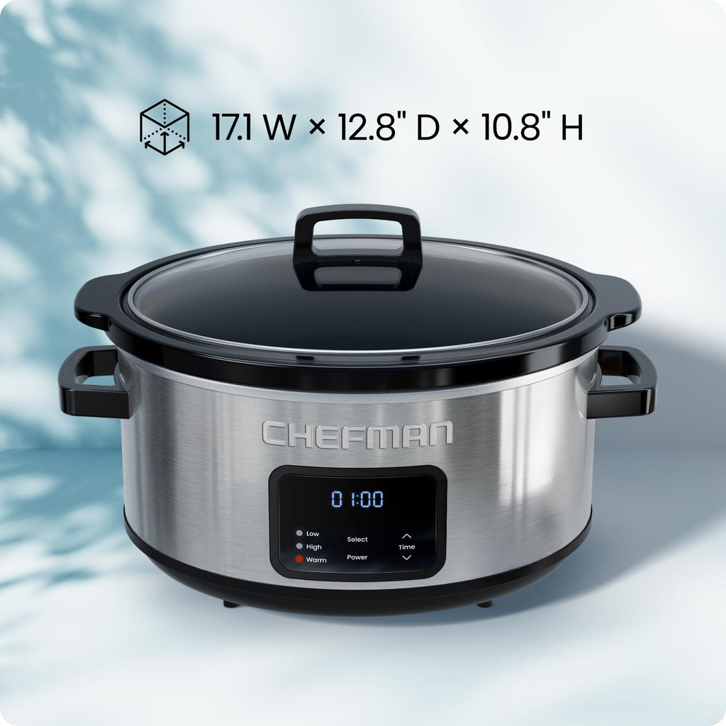7 Quart Programmable Digital Slow Cooker with Ceramic Crock J175784