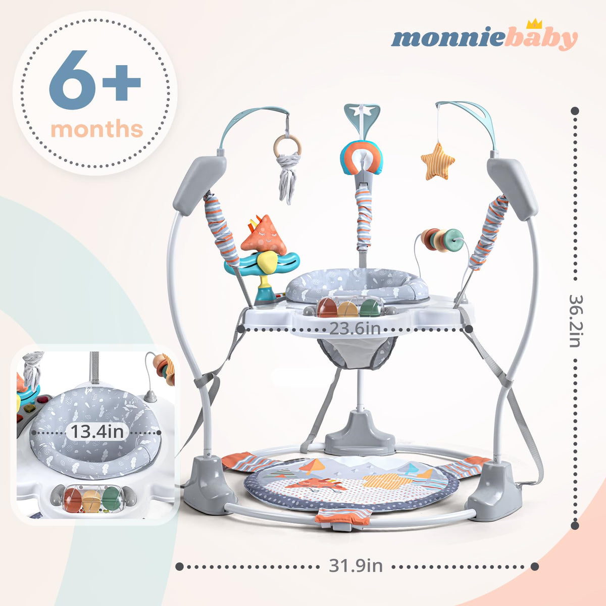 Baby Activity Center with Music, 3 Heights Q21088