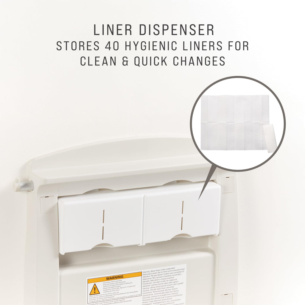 Wall-Mounted Fold-Down Baby Changing Station I280