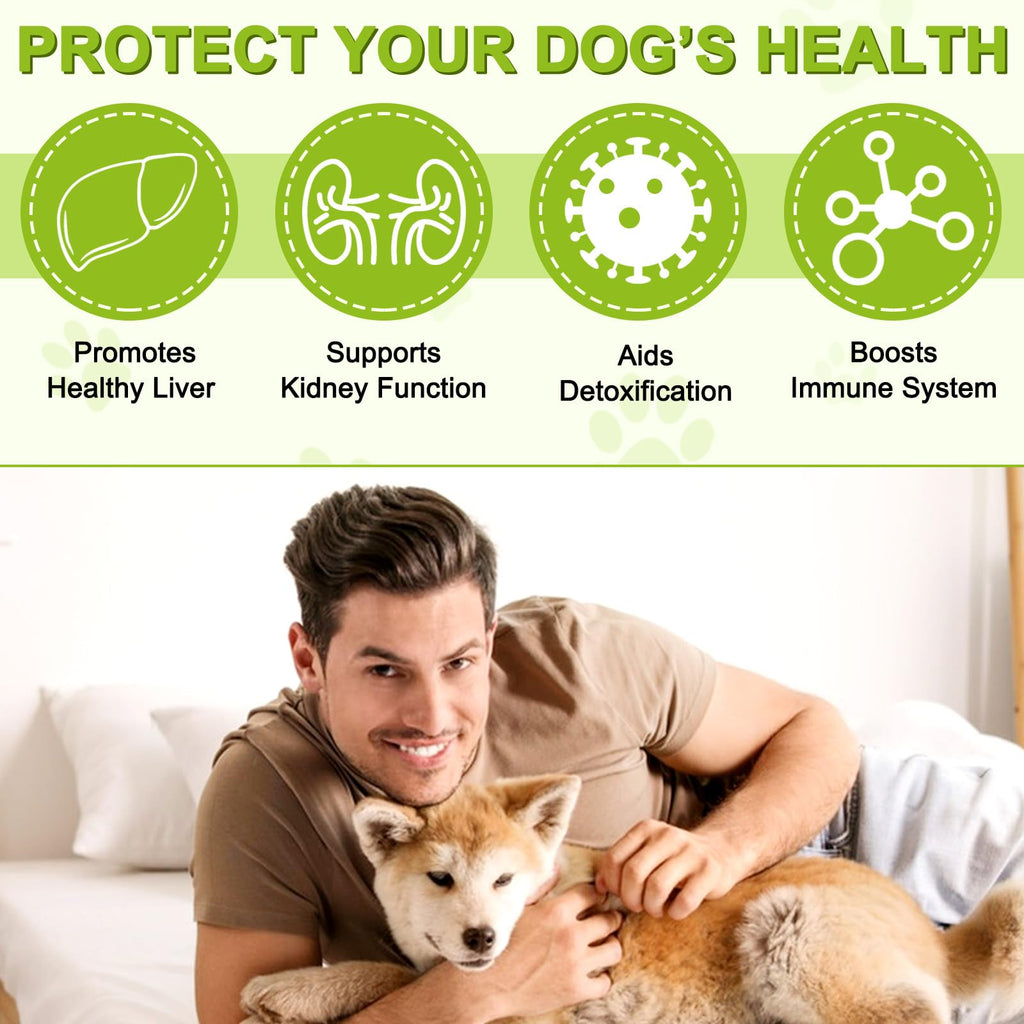 180 Chewable Milk Thistle Tablets for Dogs J44756