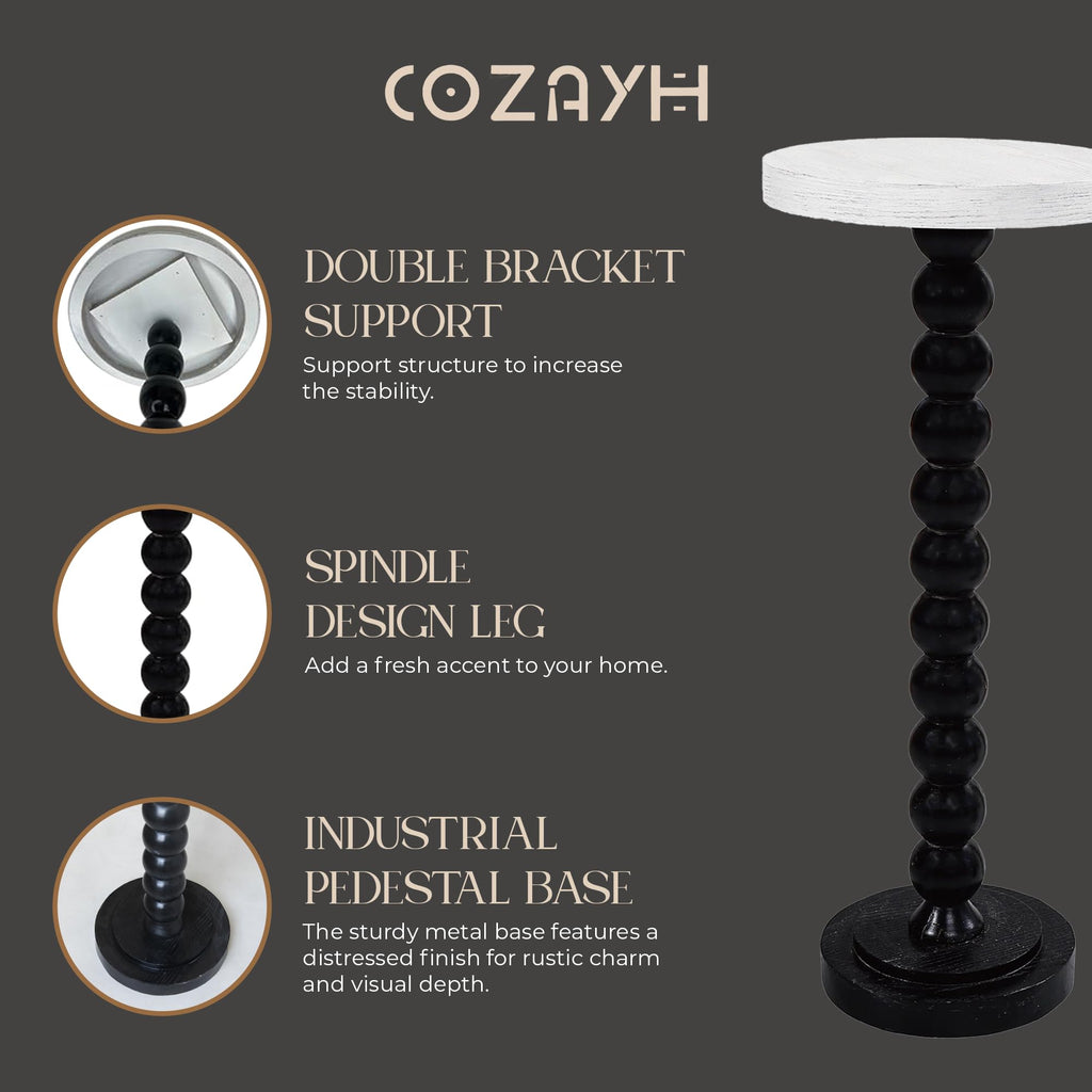 Small Pedestal End Table O19703