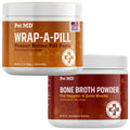 Bone Broth Powder Supplement & Peanut Butter Flavor Pill Paste R79503