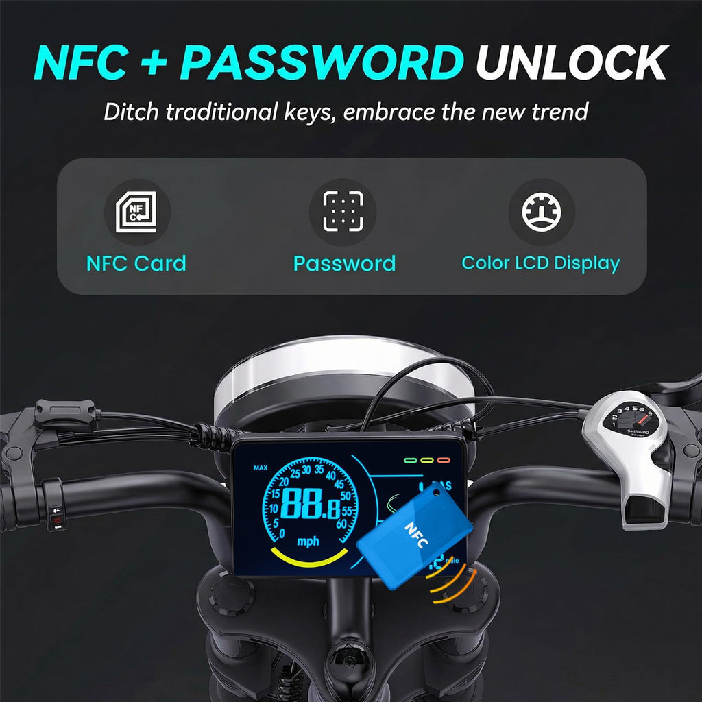 Electric Bike with NFC D682