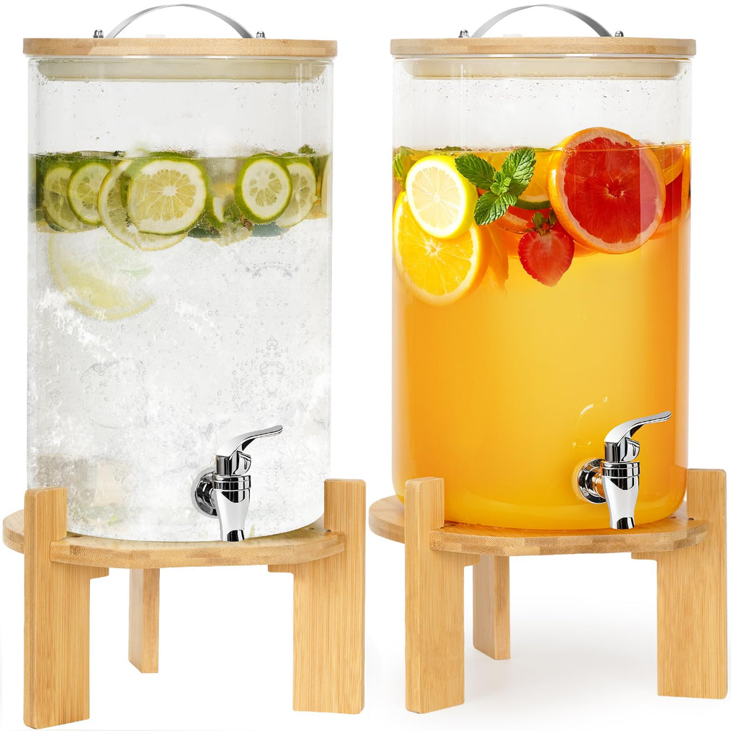 2.1 Gallon Drink Dispensers with Stand F128