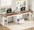 96.5" 2 Person Computer Desk with Storage Drawers G552157