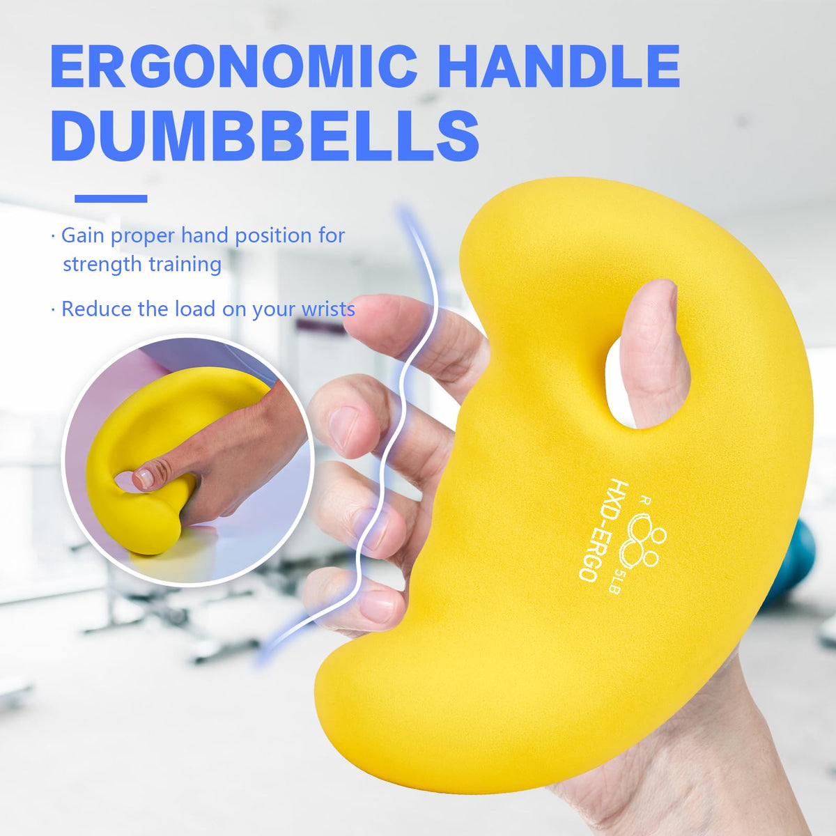 Ergonomic Dumbbells Weights Set T598