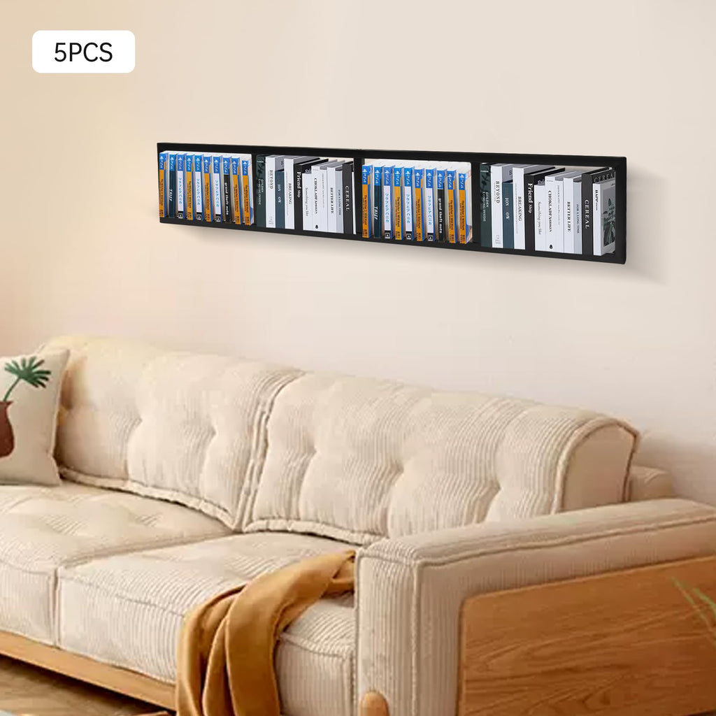 Black 5Pcs CD Racks J7722