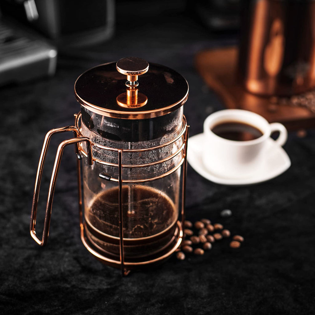 Small Stainless Steel French Coffee Press 34 Ounce L328867