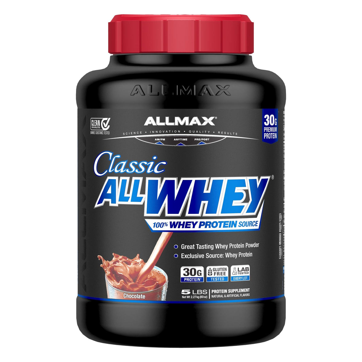 Chocolate Whey Protein Powder 5 lb F63271