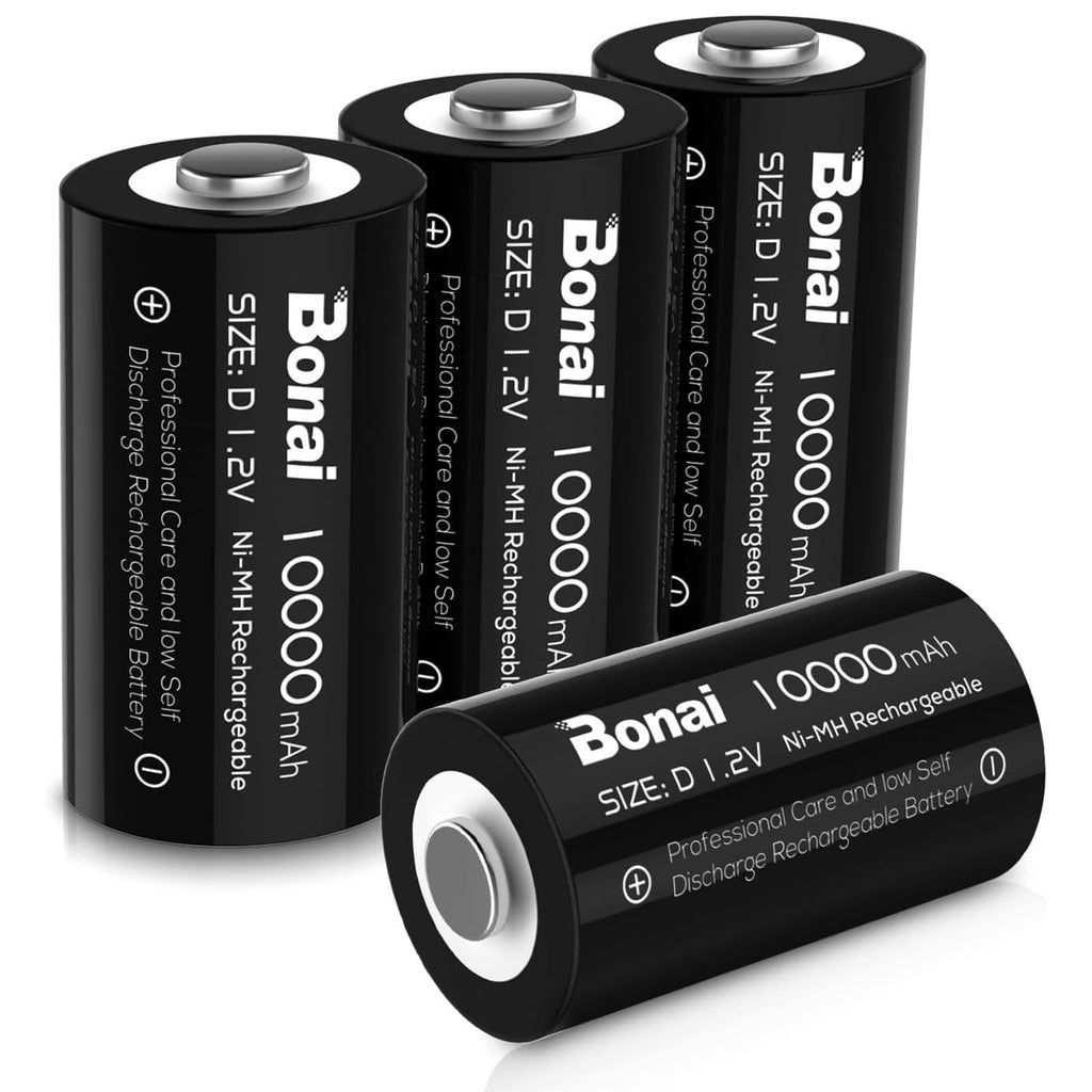 Rechargeable D Batteries 4 Pack O23456