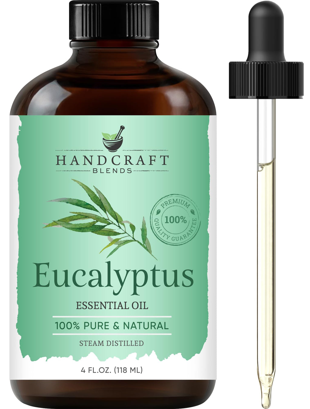 Lemongrass Peppermint Eucalyptus Lavender Essential Oil Set 4 Fl. Oz A985