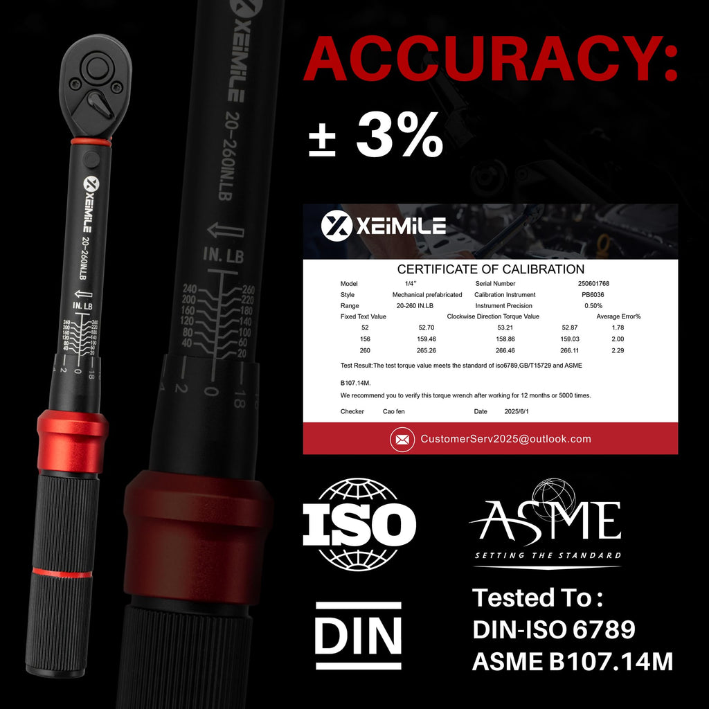 1/4" Drive Torque Wrench & Screwdriver Set J960965