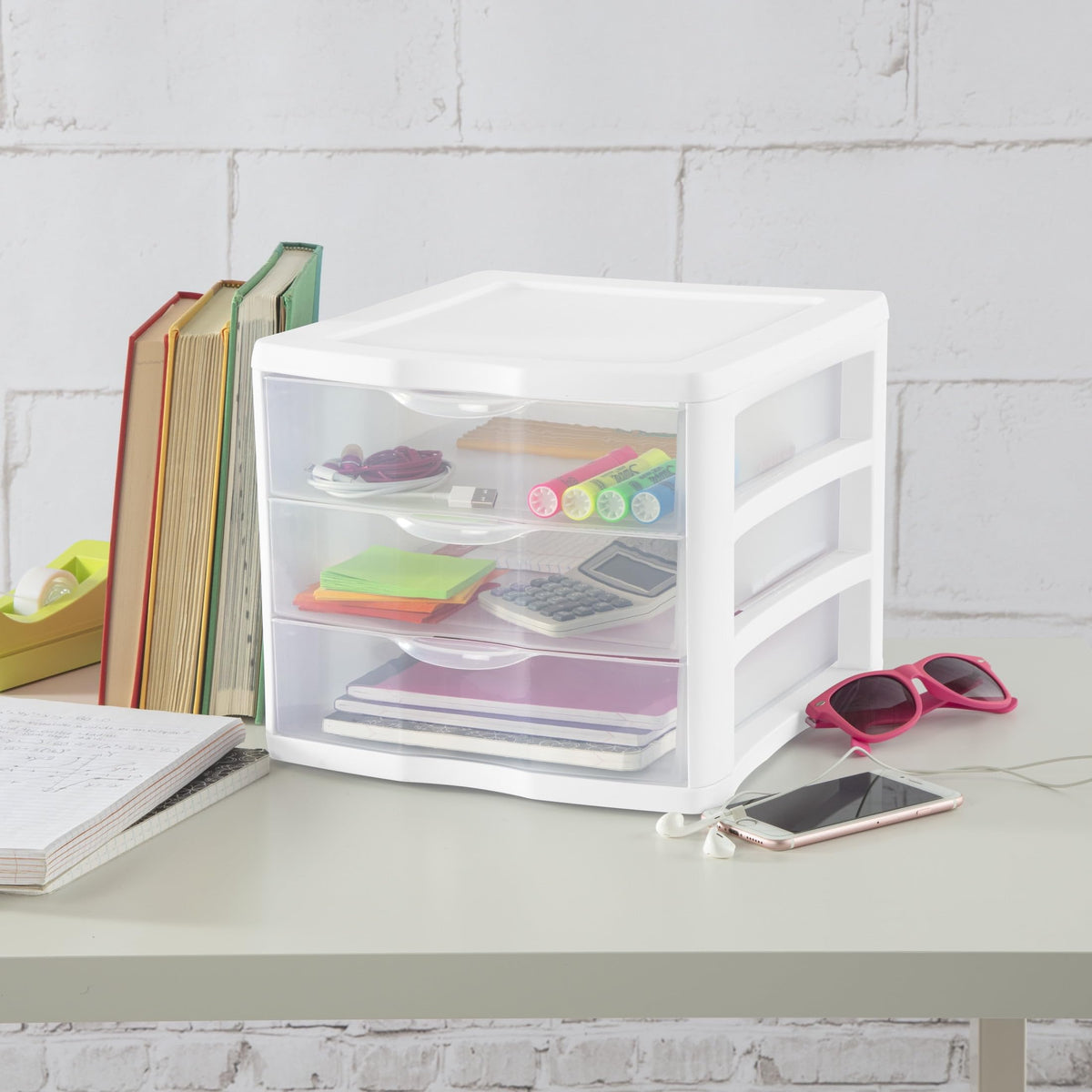 3 Drawer Clear Storage Organizer P358