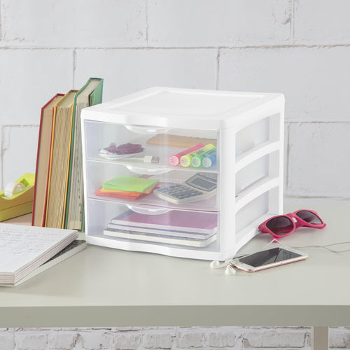 3 Drawer Clear Storage Organizer P358