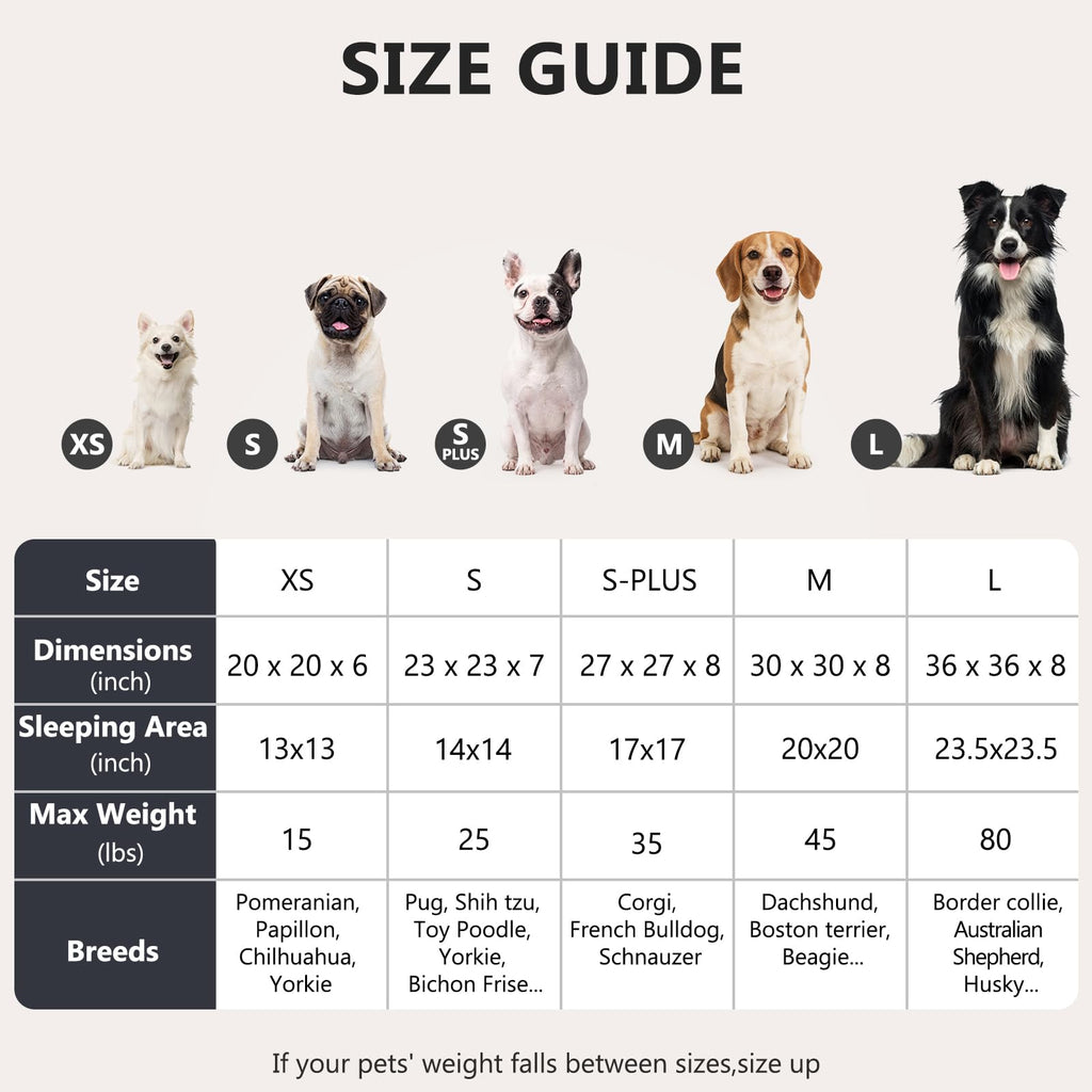 Round Washable Orthopedic Dog Bed V274