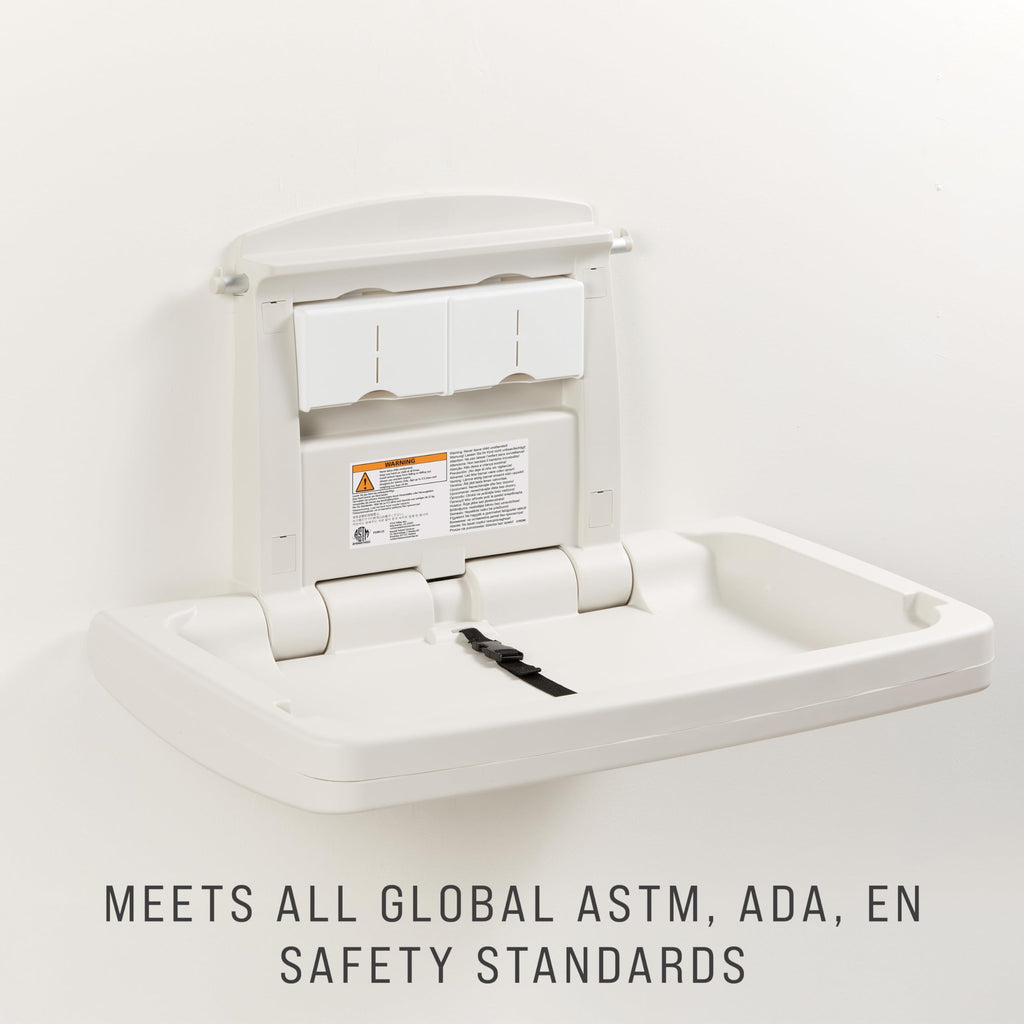 Wall-Mounted Fold-Down Baby Changing Station I280