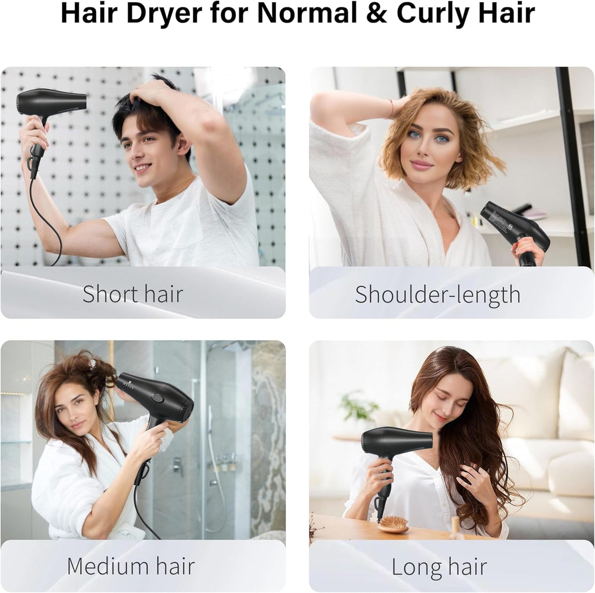 1875W Ionic Hair Dryer with Diffuser M10482