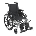 14 Inch Wheelchair with Desk Arms and Elevating Leg Rests B935084