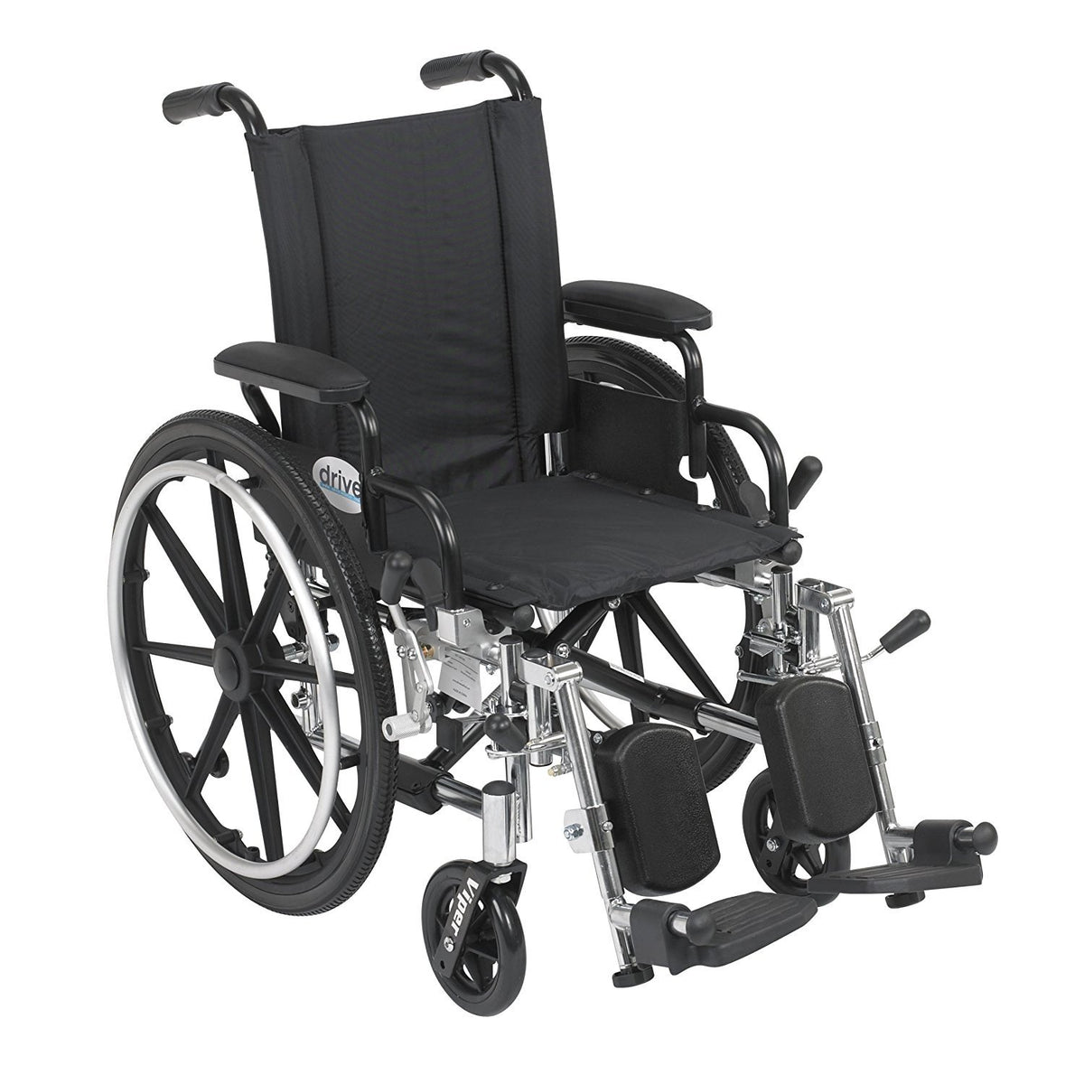 14 Inch Wheelchair with Desk Arms and Elevating Leg Rests B935084