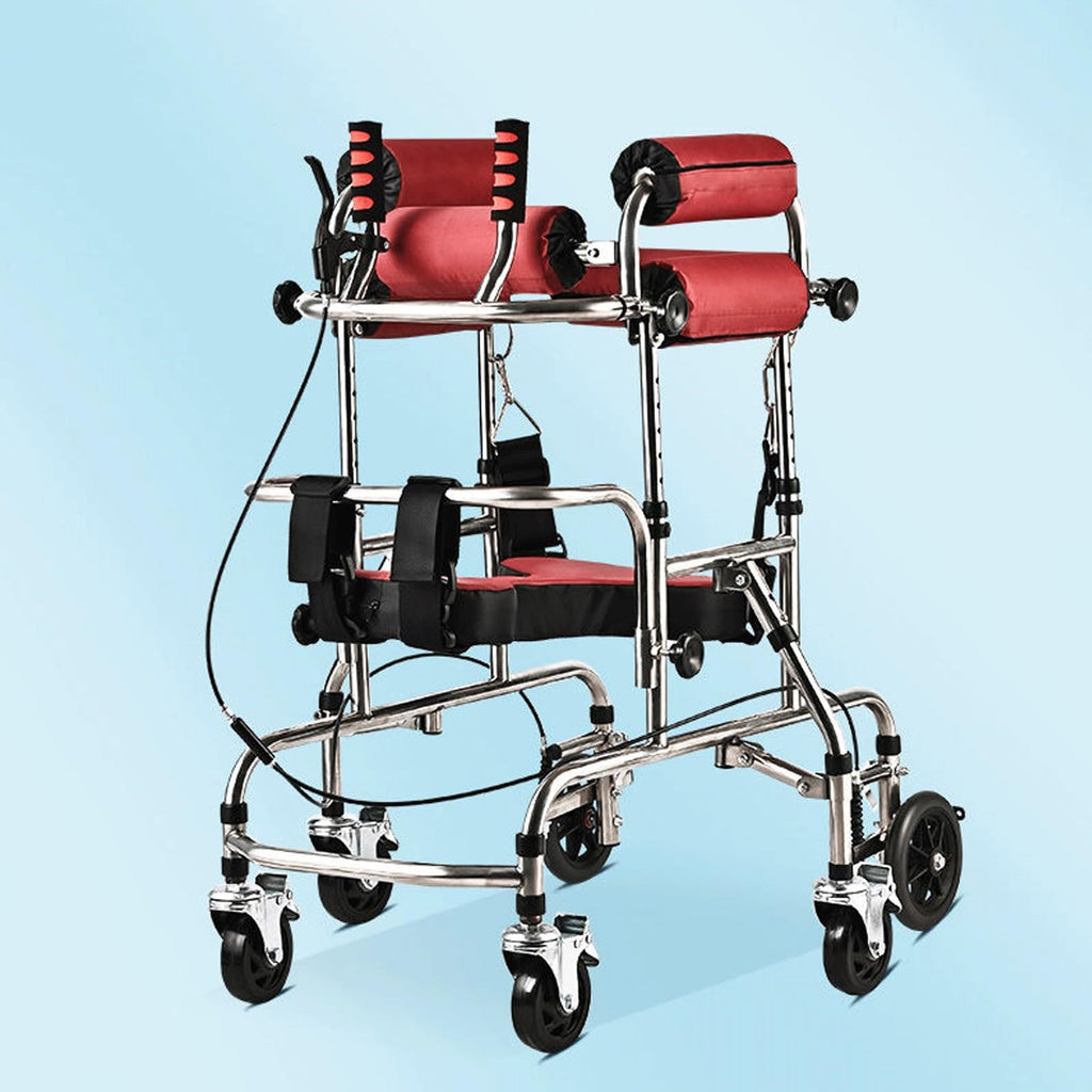 Height Adjustable Kids Upright Walker with Seat R812580