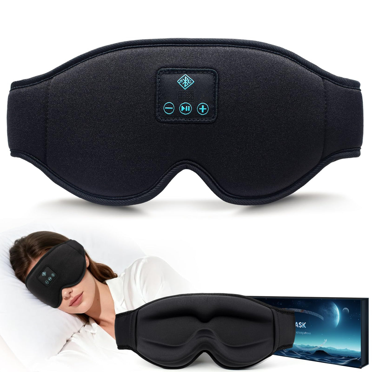 Bluetooth Sleep Mask Headphones D124