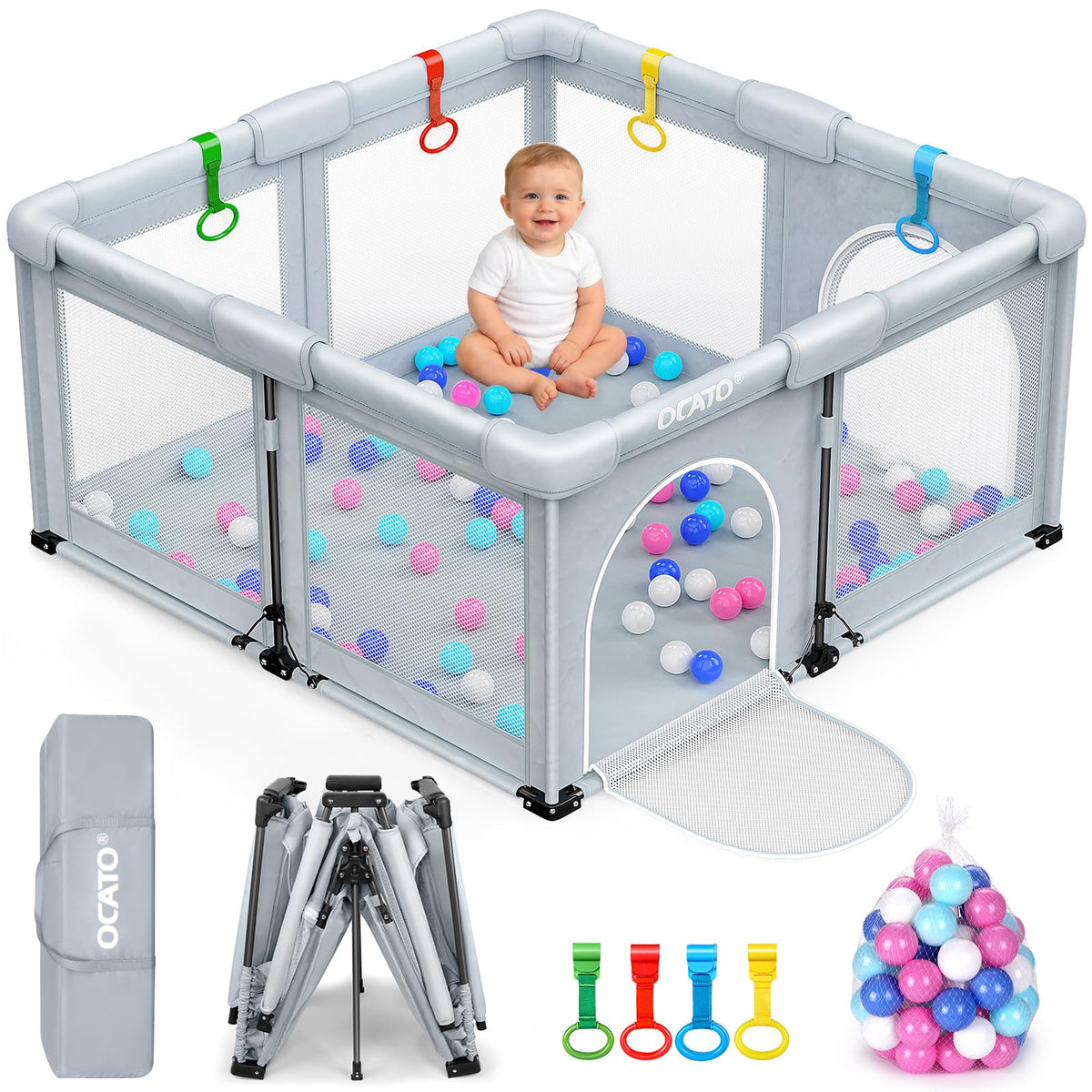 Foldable Baby Playpen 50×50 F822808